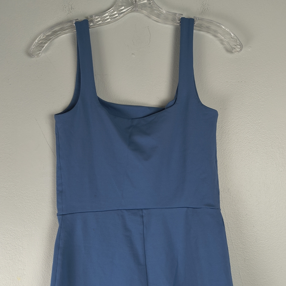 Reformation The Dev Ecostretch Short Jumpsuit Women's S Morning Glory Blue - Picture 8 of 11